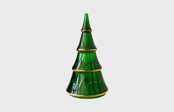 HOLMEGAARD ホルムガード ガラスのクリスマスツリー グリーン XLサイズ