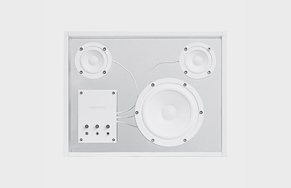 SMALL TRANSPARENT SPEAKER トランスペアレント スピーカー ブラック Bluetooth対応 スピーカー