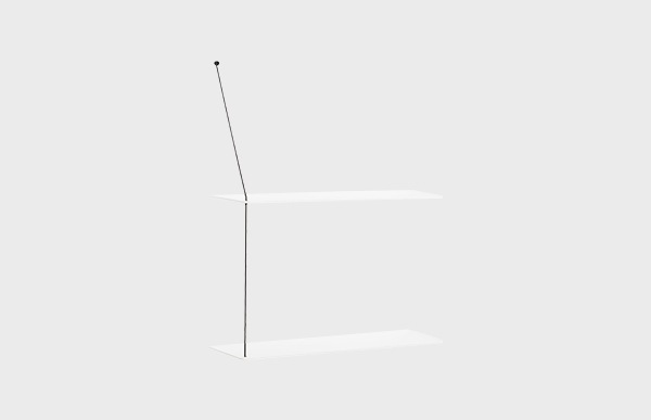 壁付け収納 ウッド ステッジシェルフ WOUD STEDGE SHELF 60cm｜designshop