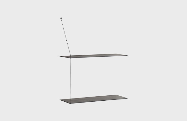 壁付け収納 ウッド ステッジシェルフ WOUD STEDGE SHELF 60cm｜designshop