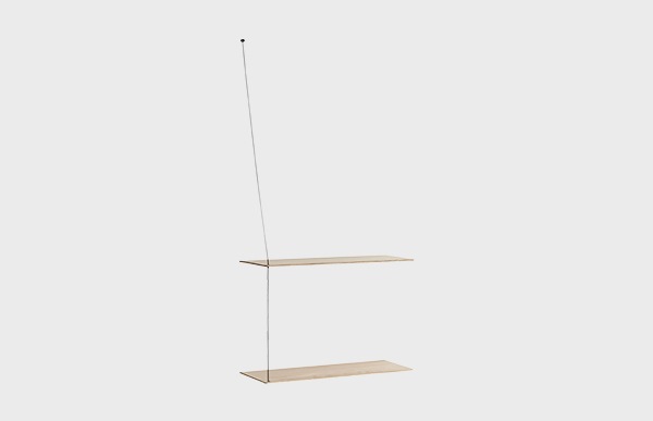 壁付け収納 ウッド ステッジシェルフ WOUD STEDGE SHELF 60cm