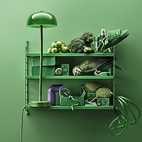 String Pocket ストリングポケット ウォールナット×ブラック [ 壁掛け