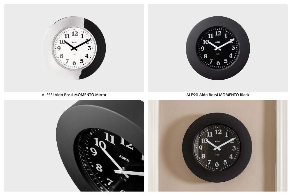 ALESSI アレッシ Aldo Rossi アルド・ロッシ MOMENTO 壁掛け時計【ゆう