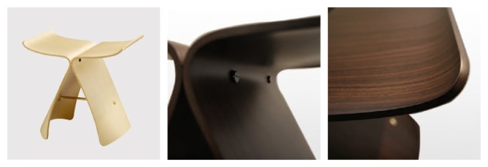 柳宗理 天童木工 バタフライスツール メープル [ 柳宗理 sori yanagi