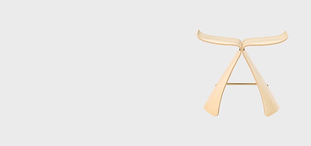 柳宗理 天童木工 バタフライスツール メープル [ 柳宗理 sori yanagi