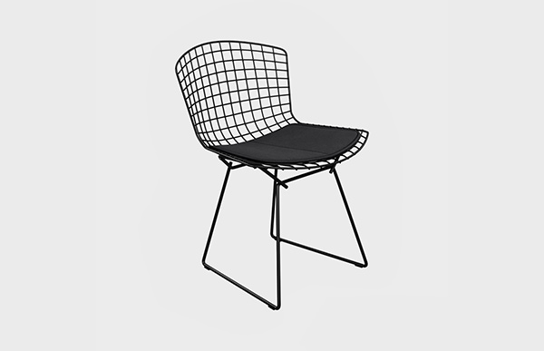 サイドチェア Side chair ストラクチャー:黒 ブラック / knoll ノル / ハリー・ベルトイア Harry Bertoia [ サイドチェア  ベルトイア ]｜designshop