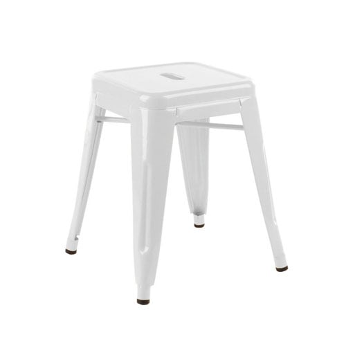 tolix トリックス/H stools/ホワイト・レッド [パリ カフェの定番 