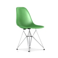 【正規保証５年】ハーマンミラー社 イームズ 椅子 FRPシェルチェア ワイヤーベース サイドチェア(レッドオレンジ×ブラック)