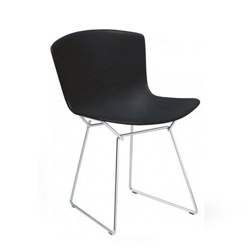 プラスチック サイドチェア Plastic Side chair 黒 ブラック / 脚