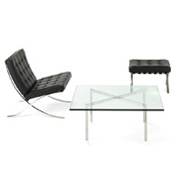 Knoll/Barcelona Chair バルセロナチェア/ブラックVolo｜designshop