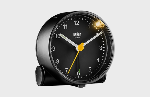 ブラウン BRAUN 時計 アラーム時計 黒 ブラック BC01 [ 目覚まし時計
