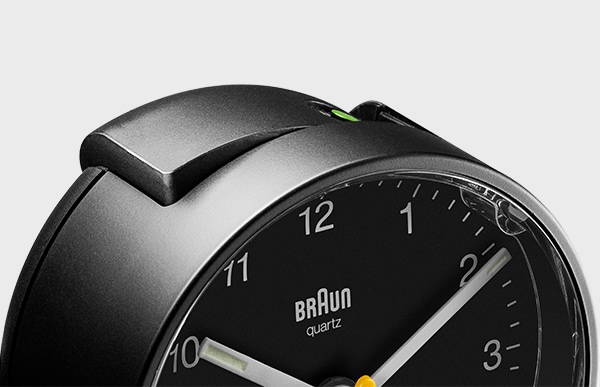 ブラウン BRAUN 時計 アラーム時計 黒 ブラック BC01 [ 目覚まし時計