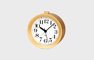 Lemnos/�֤�����/RIKI Alarm Clock/�ۥ磻��  WR09-14 WH
