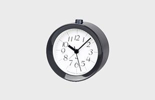 Lemnos/置き時計/RIKI Alarm Clock/ホワイト  WR09-14 WH