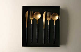 国内正規品】Cutipol クチポール カトラリー / GOA ゴア / 黒 ブラック