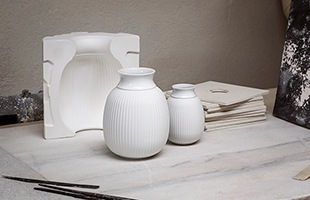 Lyngby porcelain Curve Vase white  LargeSmall2ŸǤ
