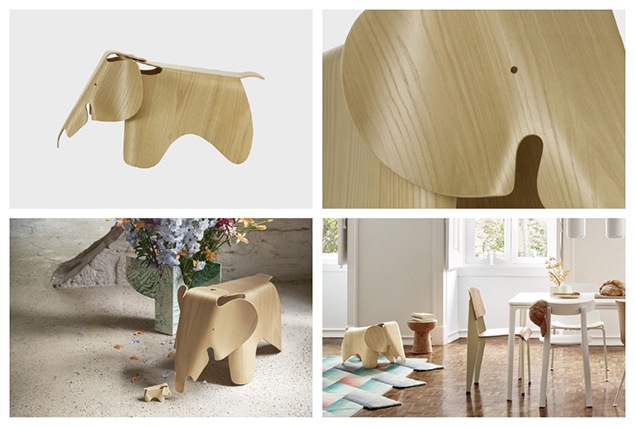 Vitra Eames Elephant イームズエレファント Plywood チェストナット