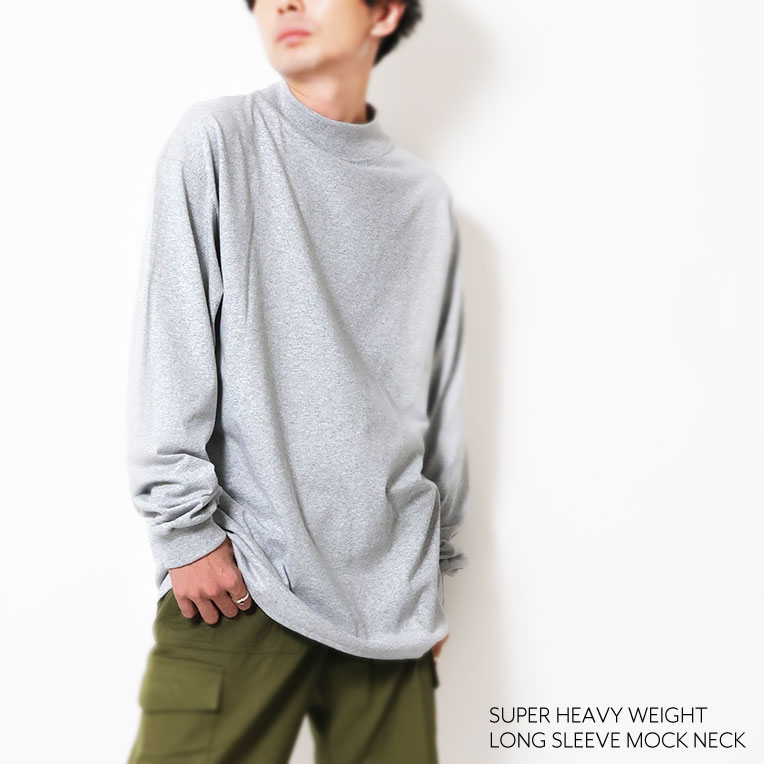 cmmawear ロングスリーブ CALCRU / カルクルー CLCR-12LM SUPER HEAVY WEIGHT LONG SLEEVE MOCK
