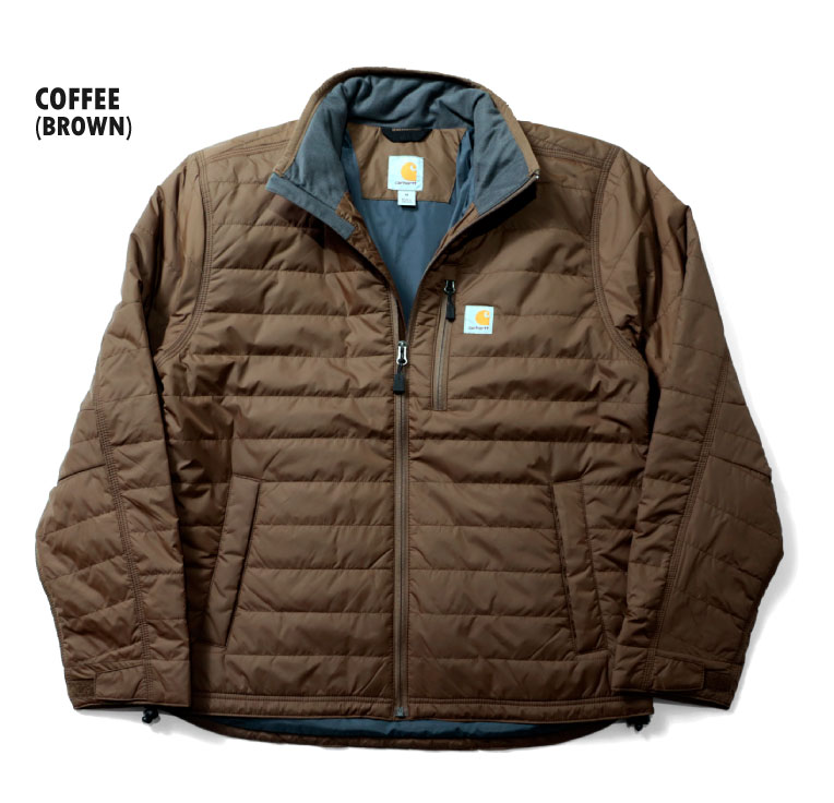 Carhartt ギリアムジャケット Carhartt中綿フードジャケット黒Lsizeキルティング裏地ベトナム製