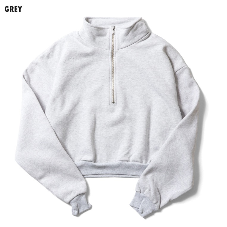 LOS ANGELES APPAREL / ロサンゼルスアパレル L-HF326 HF CROPPED HALF