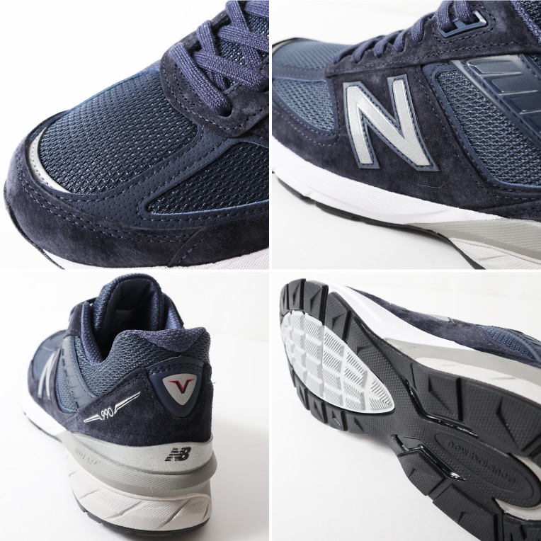 NEW BALANCE / ニューバランス M990 v5 Made in USA - NAVY / ネイビー - | シューズ / サンダル /  ブーツ | EXTRA EXCEED