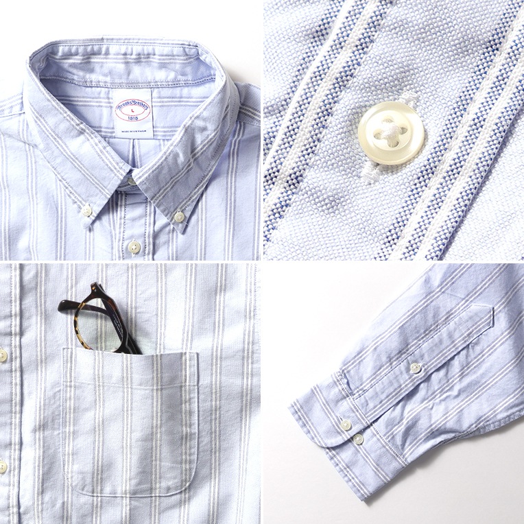 BROOKS BROTHERS / ブルックスブラザーズ BR01 STRIPE LONG SLEEVE