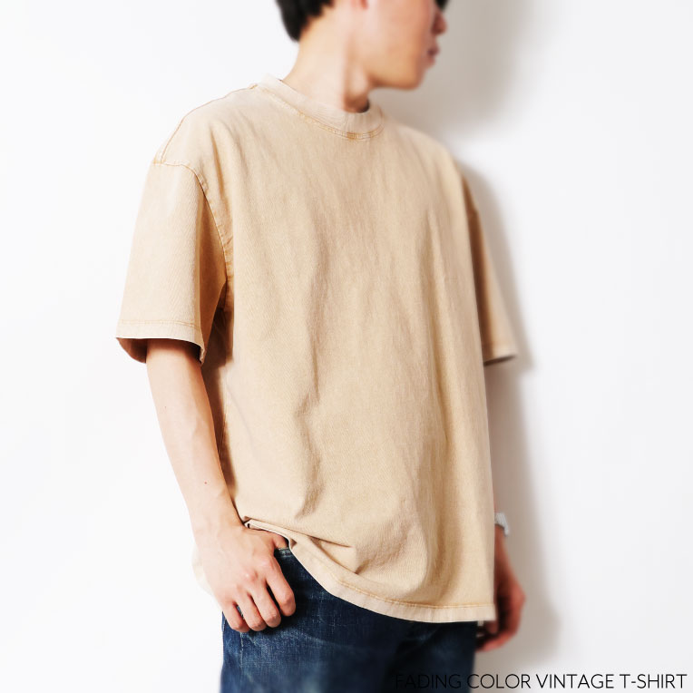 INDIGO SEA / インディゴシー INS268 FADING COLOR VINTAGE T-SHIRT