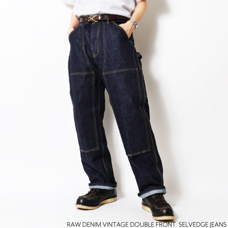 INDIGO SEA / インディゴシー INS270 RAW DENIM VINTAGE DOUBLE FRONT