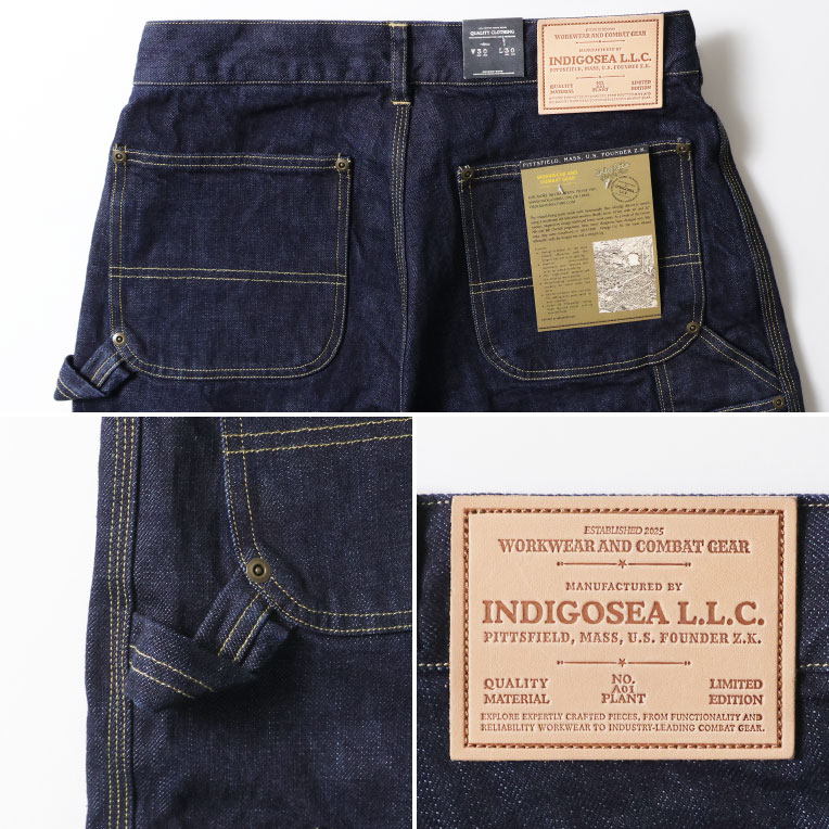 INDIGO SEA / インディゴシー INS270 RAW DENIM VINTAGE DOUBLE FRONT