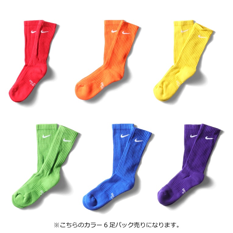 NIKE / ナイキ NIKE003 NIKE 6PACK SOKCS / 6パックソックス -全1色