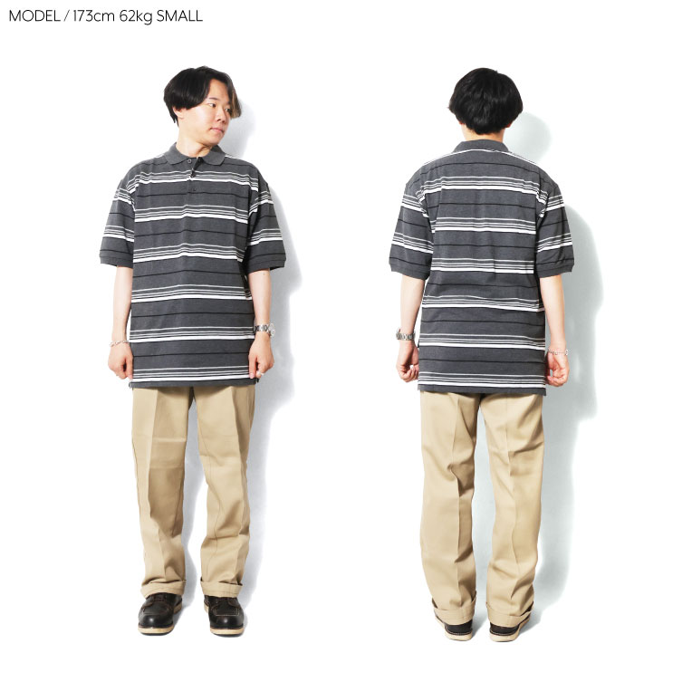 CALTOP / キャルトップ CLTP333 STRIPE POLO SHIRTS / ストライプ
