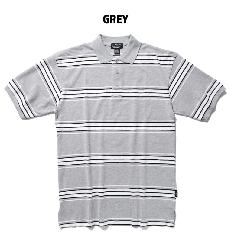 CAL TOP / キャルトップ CLTP777 STRIPE POLO SHIRT / ストライプ