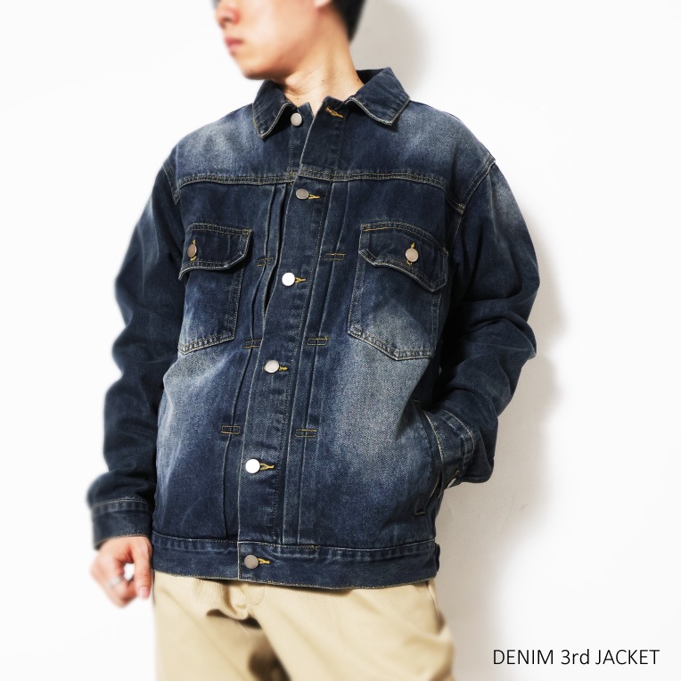 ジャケット・アウター 3rd Type Denim Jacket FXN Menswear / エフエックスエヌ メンズウェア F-0847 DENIM 3rd