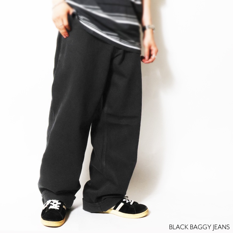 NEO BLUE / ネオブルー NEO245 BLACK BAGGY JEANS / ブラックバギー