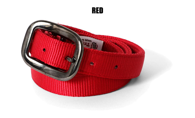 小物 W double nylon belt WEBBING / BELT / ACRYLIC / BLACK (252MYDT-AC03) | セレクトショップ