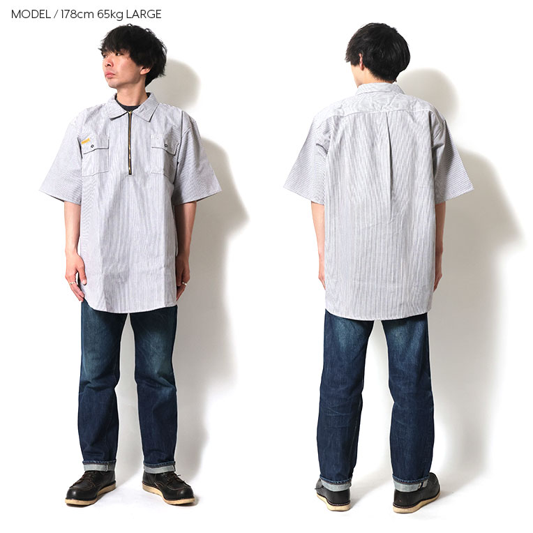 PRISON BLUES / プリズンブルース PRBS406 SHORT SLEEVE HICKORY