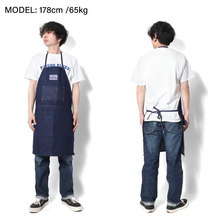 PRISON BLUES / プリズンブルース PRBS515 RINSED WORK APRON
