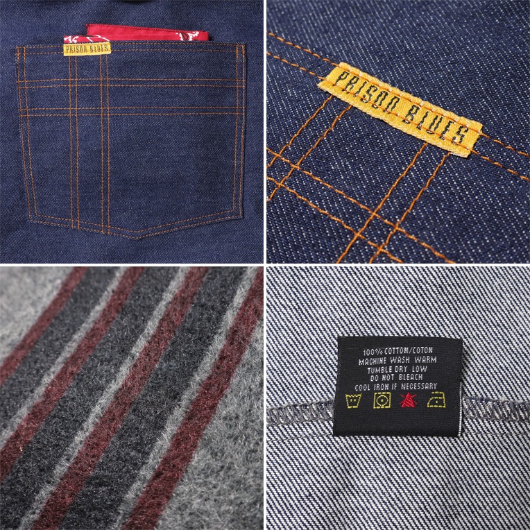 【美品】 プリズンブルース PRISON BLUES PRISON BLUES / プリズンブルース PRBS5241 GROCERY BAG BLUE
