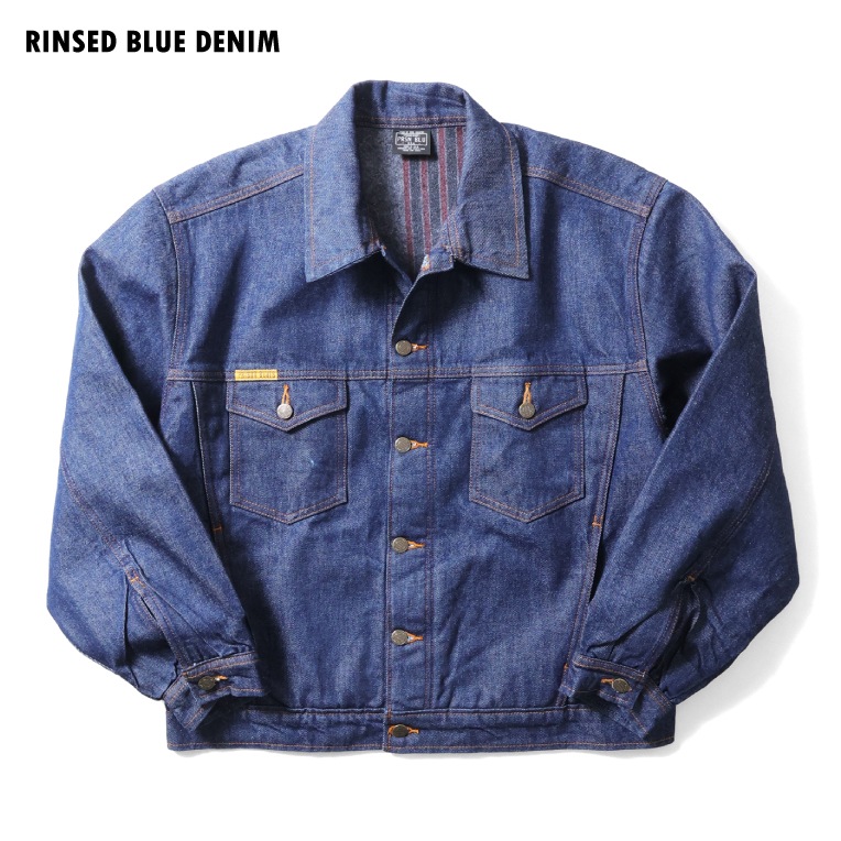 ジャケット・アウター Prison Blues 660 RINSED WESTERN JACKET S PRISON BLUES / プリズンブルース PRBS660 WESTERN JACKET