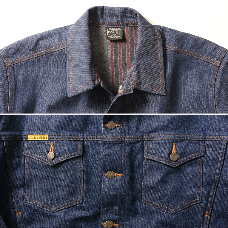 ジャケット・アウター Prison Blues 660 RINSED WESTERN JACKET S 楽天市場】PRISON BLUES / プリズンブルース PRBS660 WESTERN