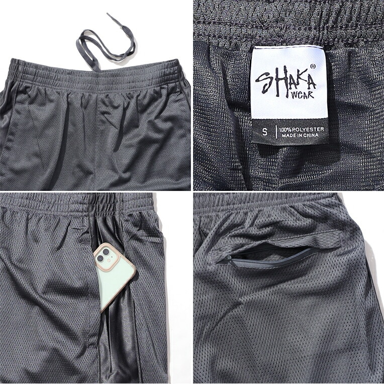 sansangear 24ss cut off mesh shorts テック系 CUT OFF MESH SHORTS [GREY] - SAN SAN GEAR
