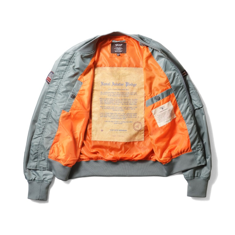 TOP GUN / トップガン TGJ2613 BLOOD CHIT BOMBER JACKET / ブラッド