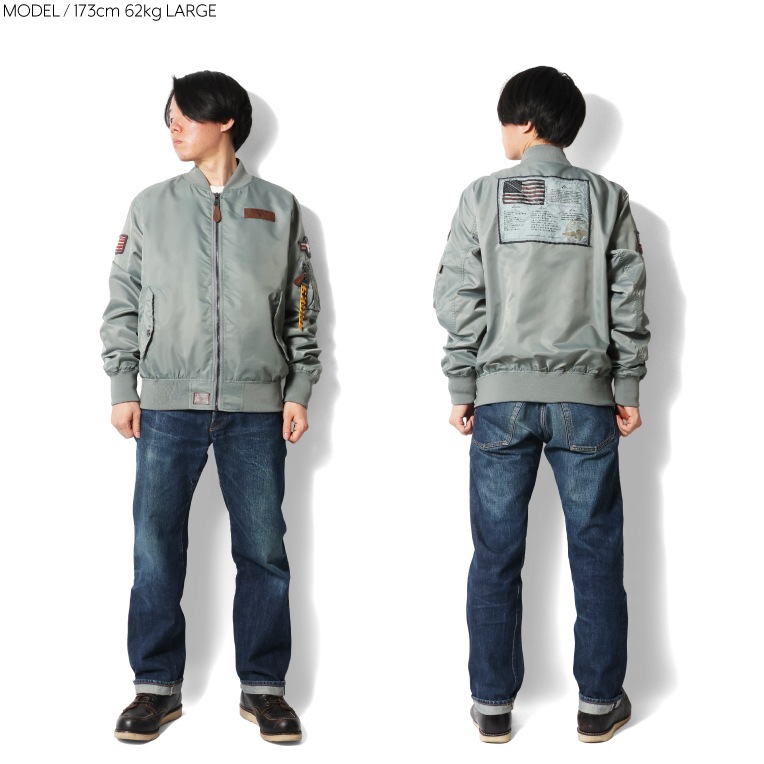 TOP GUN / トップガン TGJ2613 BLOOD CHIT BOMBER JACKET / ブラッド