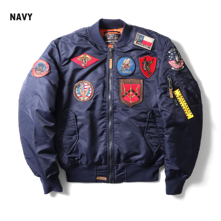 TOP GUN / トップガン TOPGUN001 TOP GUN MA-1 NYLON BOMBER JACKET