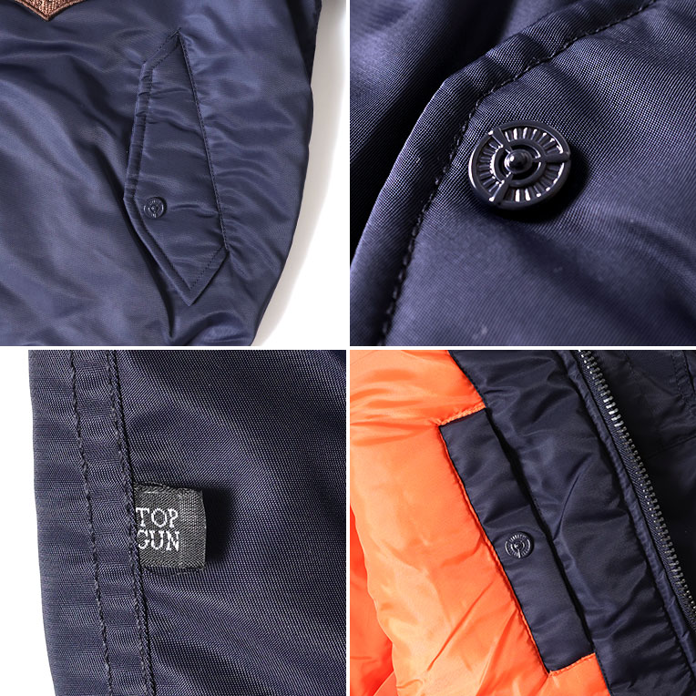 TOP GUN / トップガン TOPGUN001 TOP GUN MA-1 NYLON BOMBER JACKET