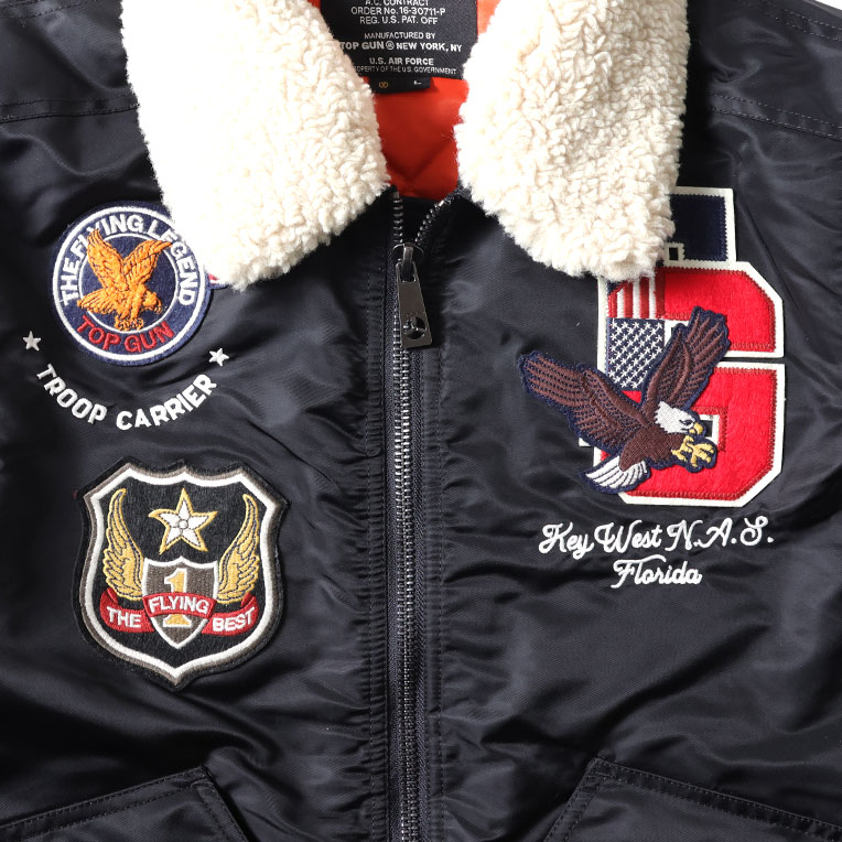 CWU45 トップガンフライトジャケット 楽天市場】TOP GUN / トップガン TOPGUN004 TOP GUN CWU45