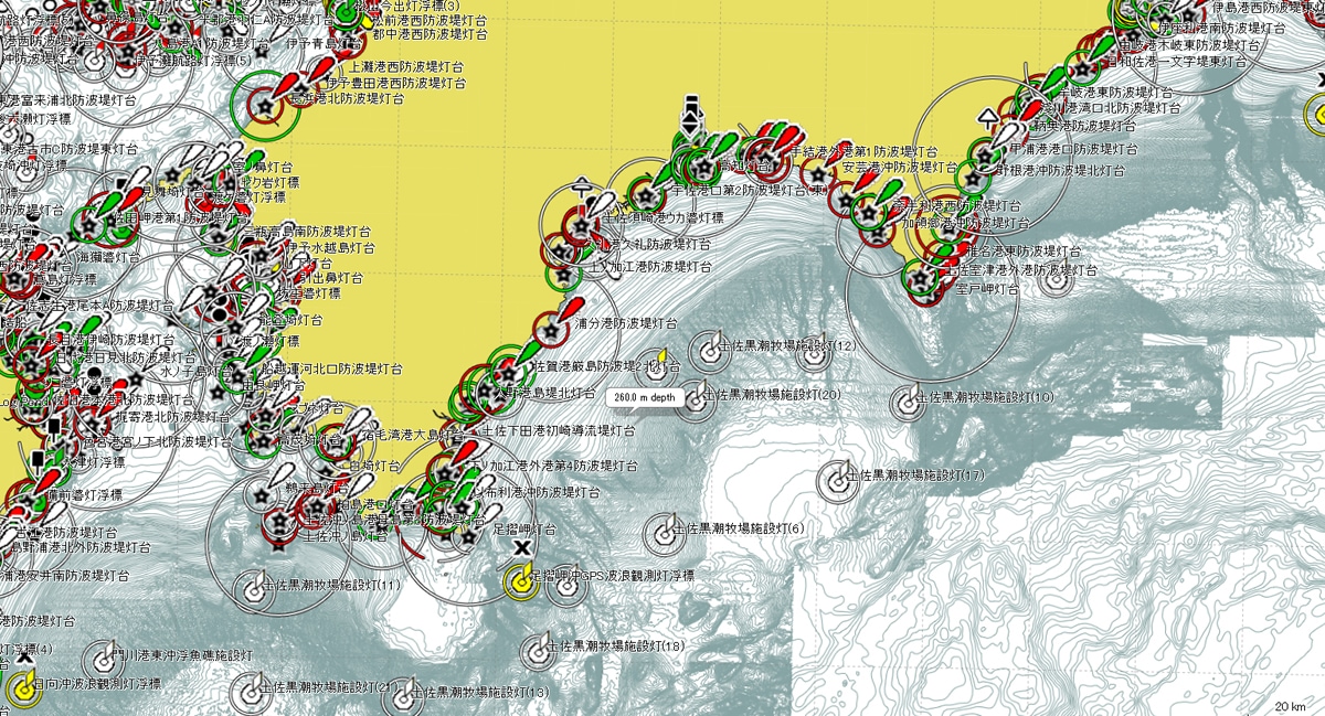 日本全国版 NewPec＋海底地形図