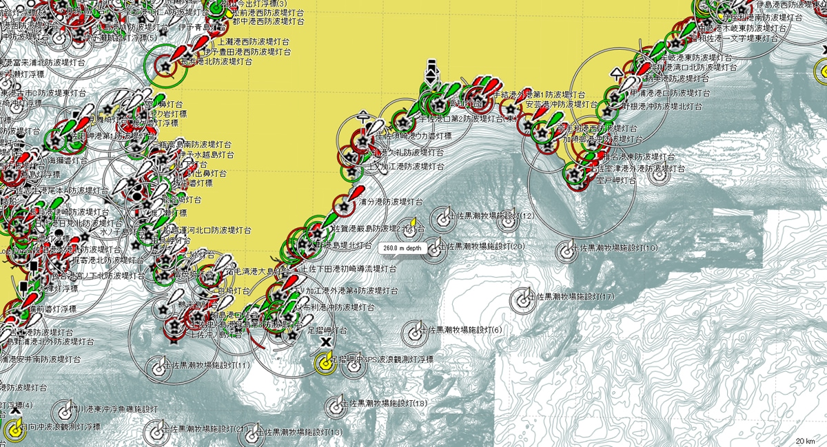 電子海図 ニューペック New Pec 電子海図 エリア(瀬戸内海及び四国 