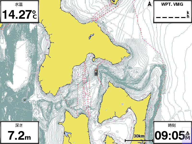 ゆったり柔らか ガーミン.GARMIN NEWPEC 沿岸潮汐 海底地形図全国版