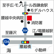 鎌倉山納豆本店地図